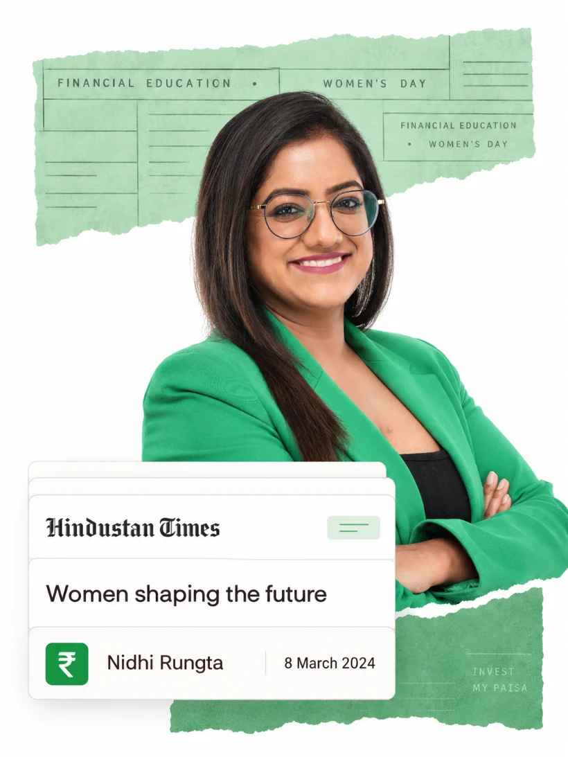 Nidhi Rungta, with the Hindustan Times feature “Women shaping the future”