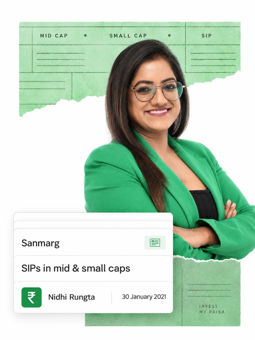 Nidhi Rungta, with the Sanmarg feature “SIPs in mid & small caps”